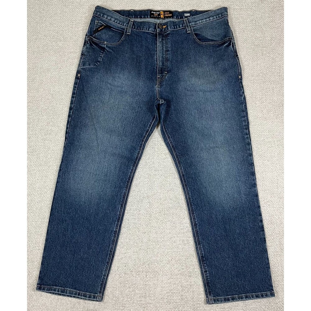 Ariat Rebar M3 Jeans Men’s 42x30 Loose Straight Blue Denim Workwear